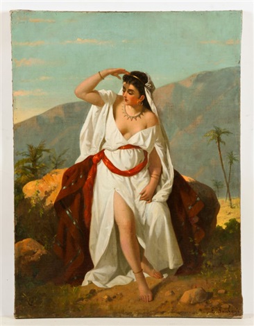Portrait of a Lady (Orientalist Scene)