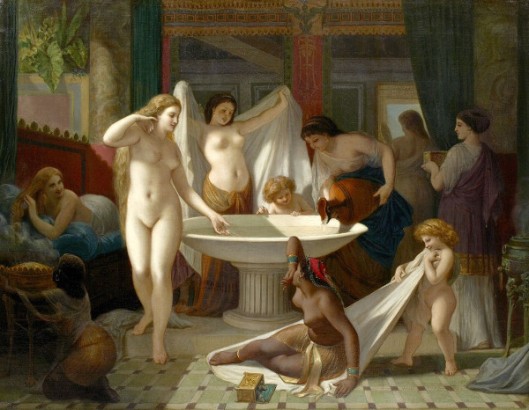 Jeunes femmes au bain – Femmes grecques au bain