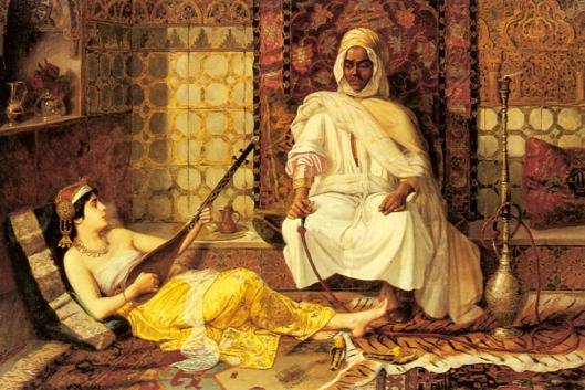 The Opium Den Odalisque Playing Music